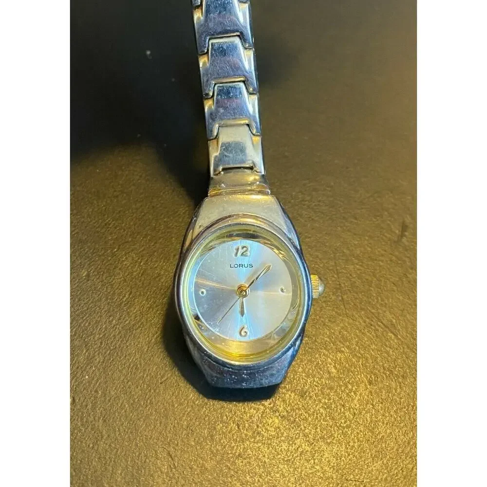 Women's Silver Tone Lorus Watch, Bracelet Band, Gold Tone Accents, Easy Remove L